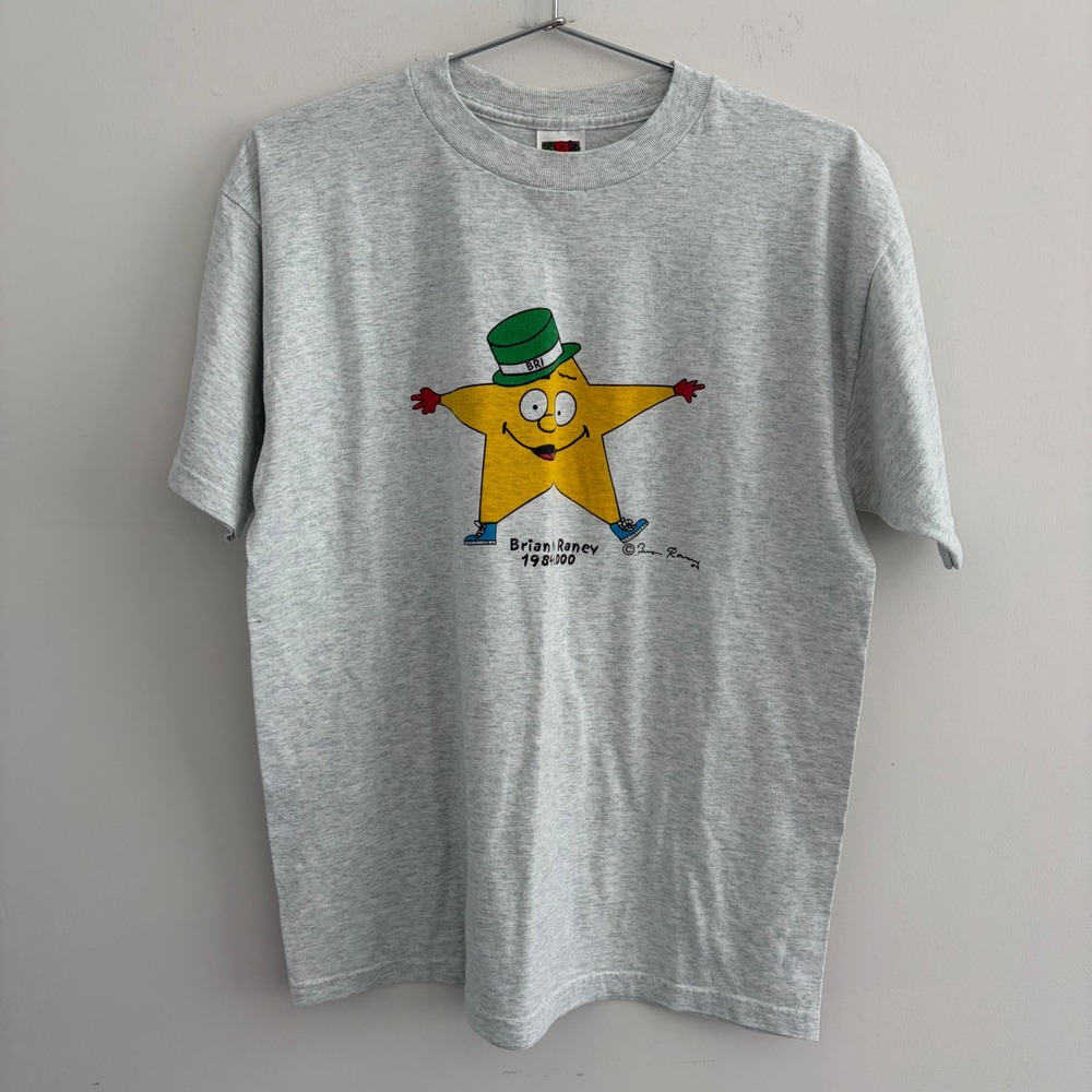 Fruit of the Loom Best Brian M Raney Memorial T-Shirt Gray Star Large